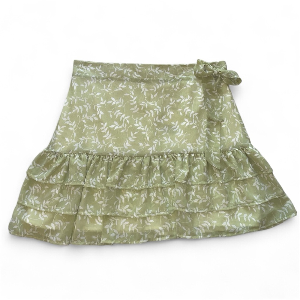 Ever After green plant‎ ruffle skirt - Picture 7 of 8
